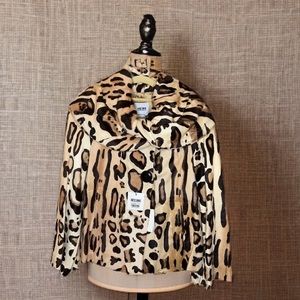 Vintage MOSCHINO Cheap & Chic NWT Jacket - Rare Animal Print, Collector - Size 8